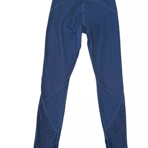 Victoria Secret Blue Lace Detail Leggings